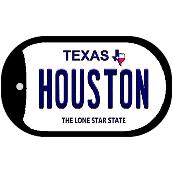 Houston Texas Wholesale Novelty Metal Dog Tag Necklace