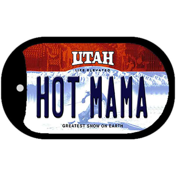 Hot Mama Utah Wholesale Novelty Metal Dog Tag Necklace