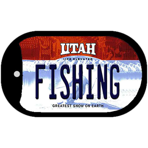 Fishing Utah Wholesale Novelty Metal Dog Tag Necklace