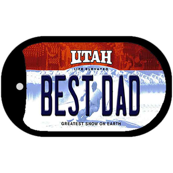 Best Dad Utah Wholesale Novelty Metal Dog Tag Necklace