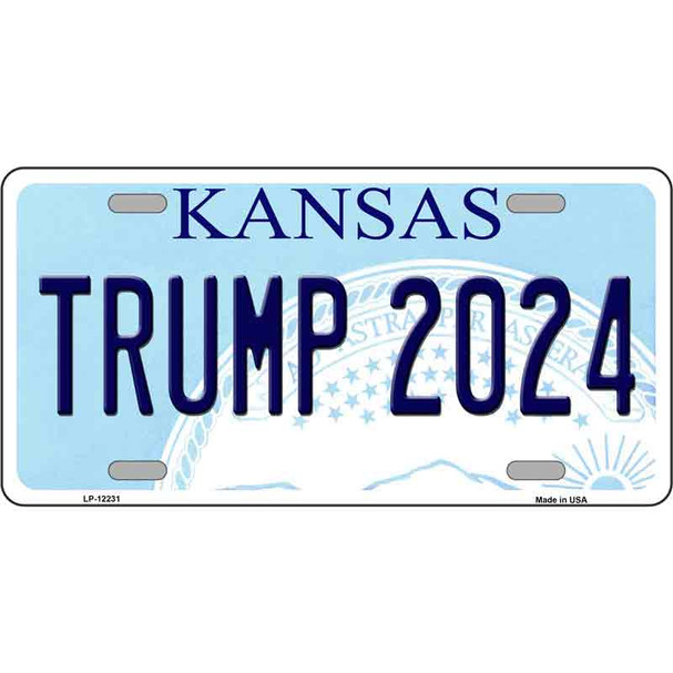 Trump 2024 Kansas Wholesale Novelty Metal License Plate