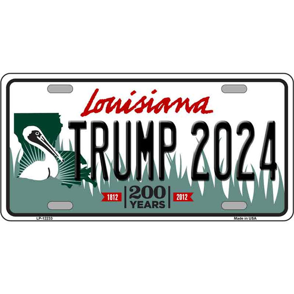 Trump 2024 Louisiana Wholesale Novelty Metal License Plate