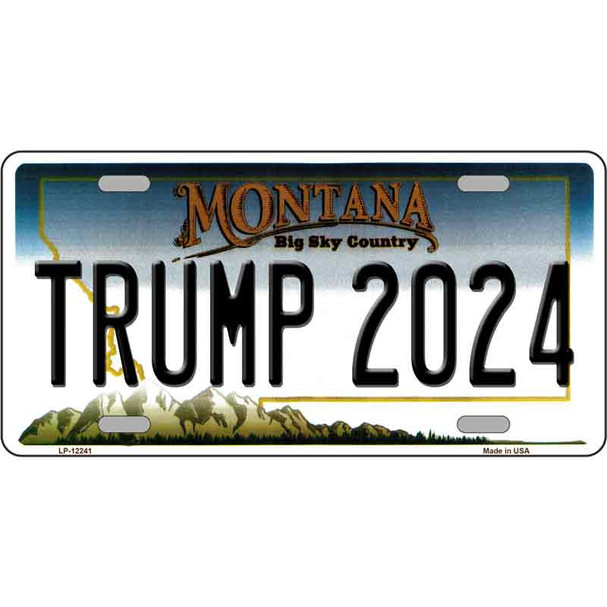 Trump 2024 Montana Wholesale Novelty Metal License Plate