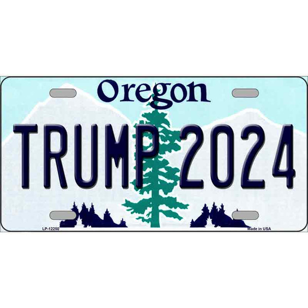 Trump 2024 Oregon Wholesale Novelty Metal License Plate