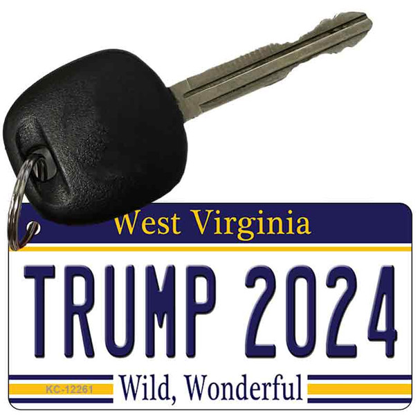 Trump 2024 West Virginia Wholesale Novelty Metal Key Chain
