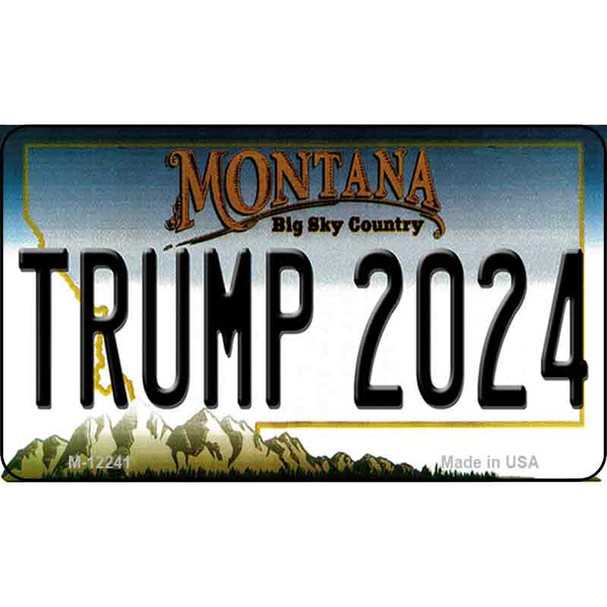 Trump 2024 Montana Wholesale Novelty Metal Magnet M-12241