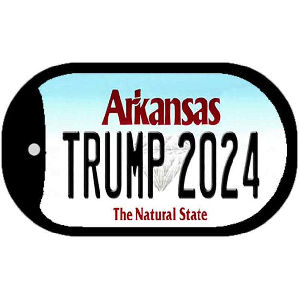 Trump 2024 Arkansas Wholesale Novelty Metal Dog Tag Necklace