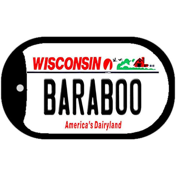 Baraboo Wisconsin Wholesale Novelty Metal Dog Tag Necklace
