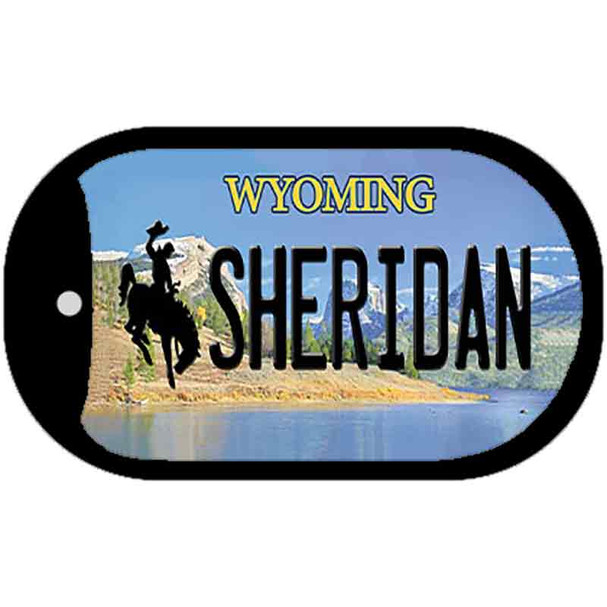 Sheridan Wyoming Wholesale Novelty Metal Dog Tag Necklace