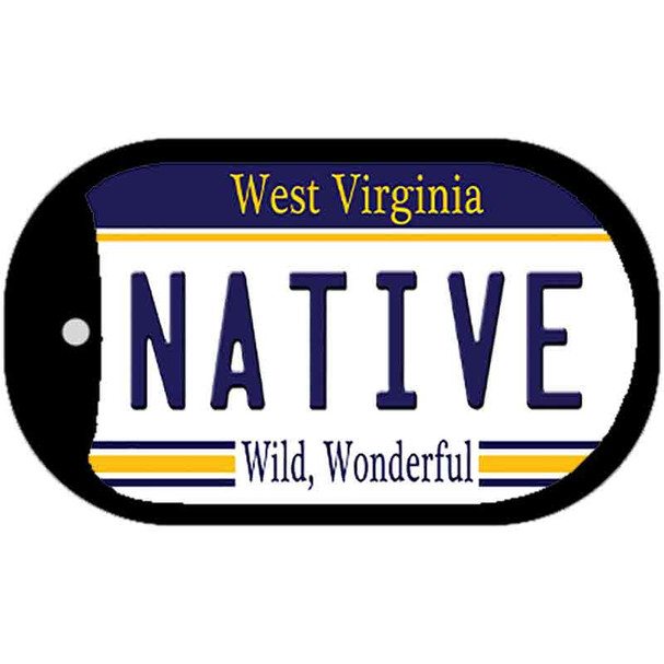 Native West Virginia Wholesale Novelty Metal Dog Tag Necklace