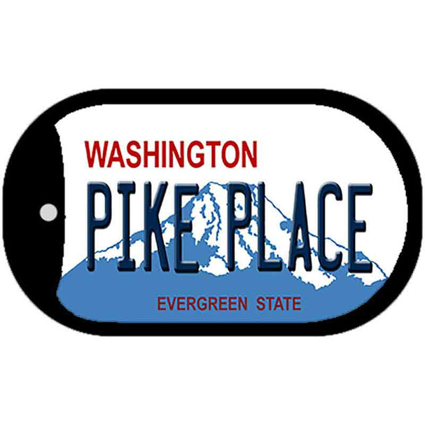 Pike Place Washington Wholesale Novelty Metal Dog Tag Necklace