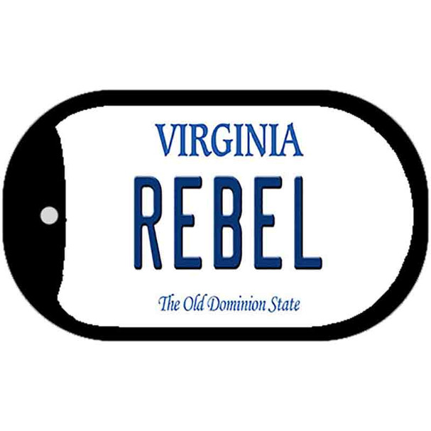 Rebel Virginia Wholesale Novelty Metal Dog Tag Necklace