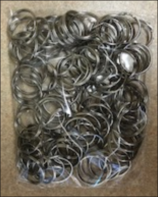 Metal Key Chain Rings 100 Pcs Wholesale