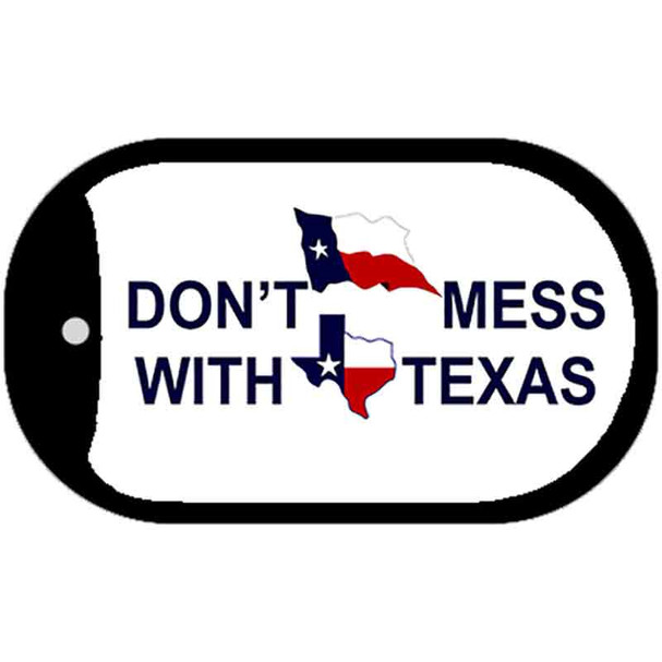 Dont Mess With Texas Wholesale Novelty Metal Dog Tag Necklace