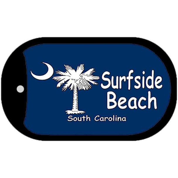 Surfside Beach Flag Wholesale Novelty Metal Dog Tag Necklace