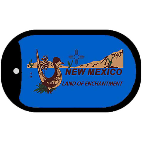 Roadrunner Blue New Mexico Wholesale Novelty Metal Dog Tag Necklace