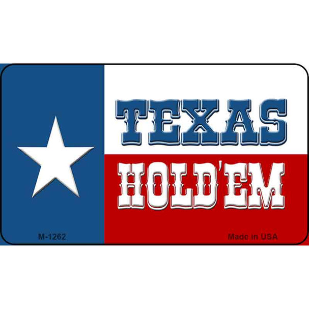 Texas Hold Em Wholesale Novelty Metal Magnet M-1262