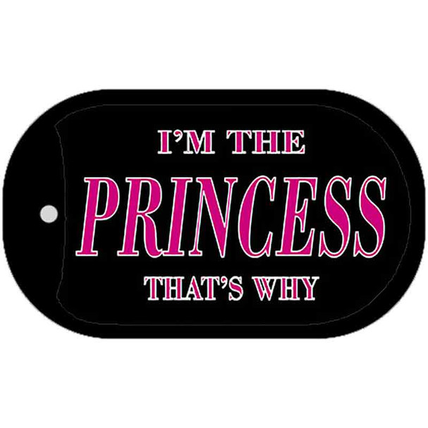 Im The Princess Wholesale Novelty Metal Dog Tag Necklace