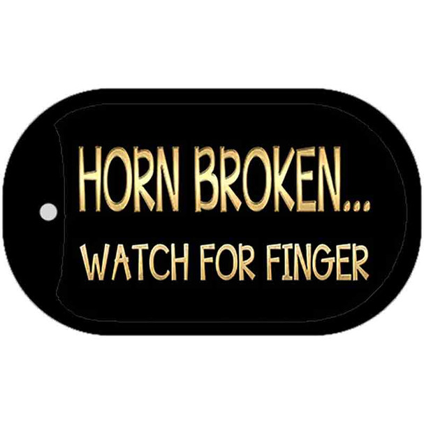 Horn Broken Wholesale Novelty Metal Dog Tag Necklace