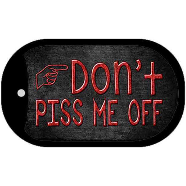 Dont Piss Me Off Wholesale Novelty Metal Dog Tag Necklace