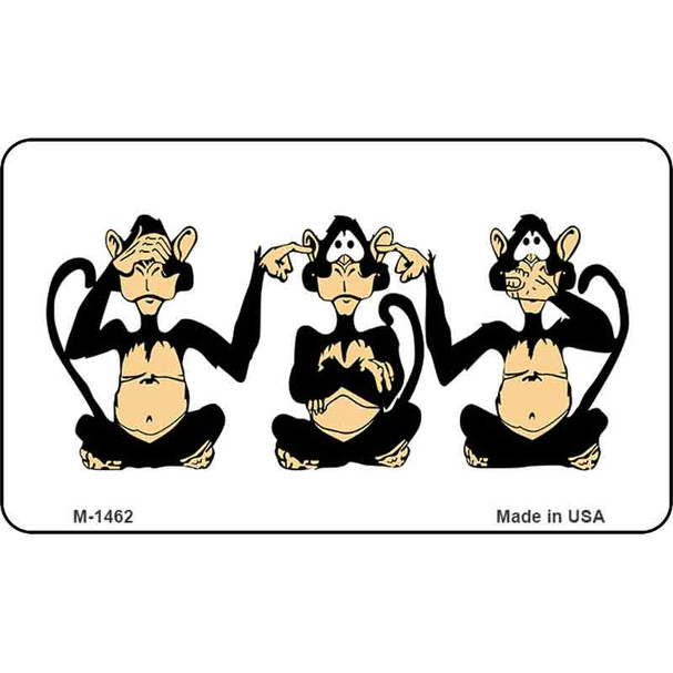 See, Hear and Speak Wholesale Novelty Metal Magnet M-1462