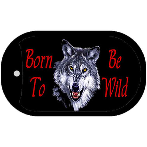 Born to Be Wild Wholesale Novelty Metal Dog Tag Necklace