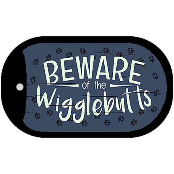 Beware of Wigglebutts Wholesale Novelty Metal Dog Tag Necklace
