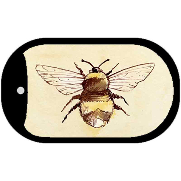 Bumble Bee Watercolor Wholesale Novelty Metal Dog Tag Necklace