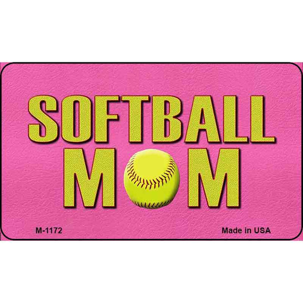 Softball Mom Wholesale Novelty Metal Magnet M-1172
