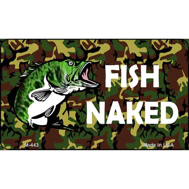 Fish Naked Wholesale Novelty Metal Magnet M-443