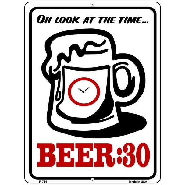 Beer 30 Wholesale Metal Novelty Parking Sign