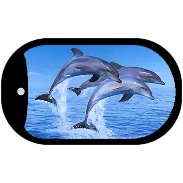 Dolphins Wholesale Novelty Metal Dog Tag Necklace