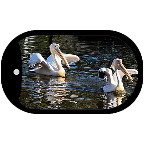 Pelican Two On Water Wholesale Novelty Metal Dog Tag Necklace