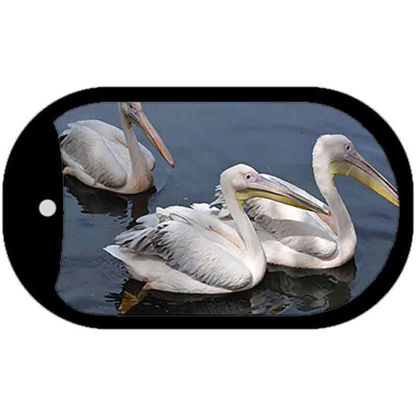 Pelican Three On Water Wholesale Novelty Metal Dog Tag Necklace