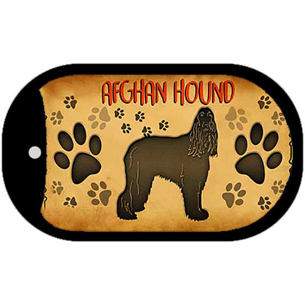 Afghan Hound Wholesale Novelty Metal Dog Tag Necklace