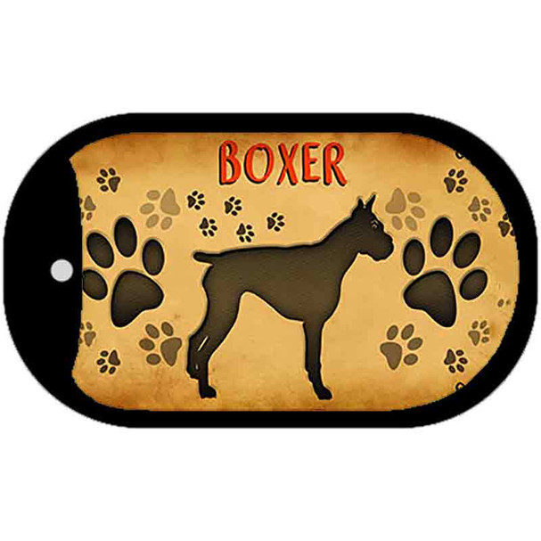 Boxer Wholesale Novelty Metal Dog Tag Necklace DT-10434