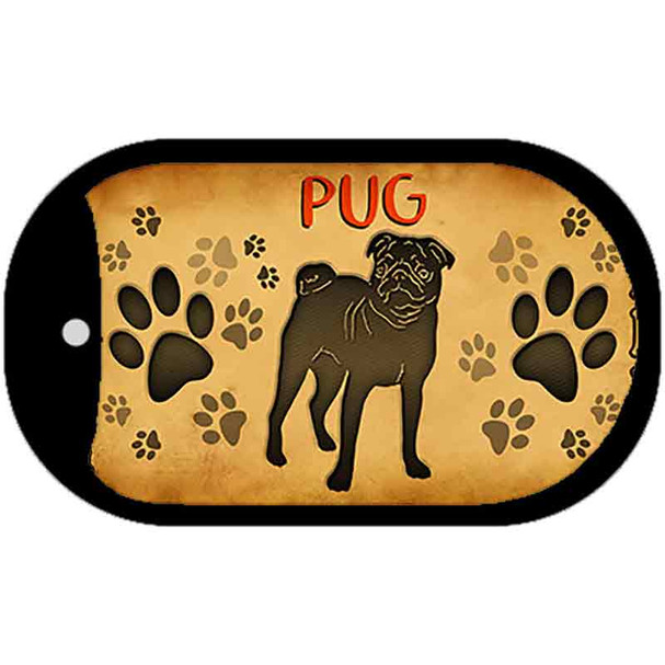 Pug Wholesale Novelty Metal Dog Tag Necklace DT-10456