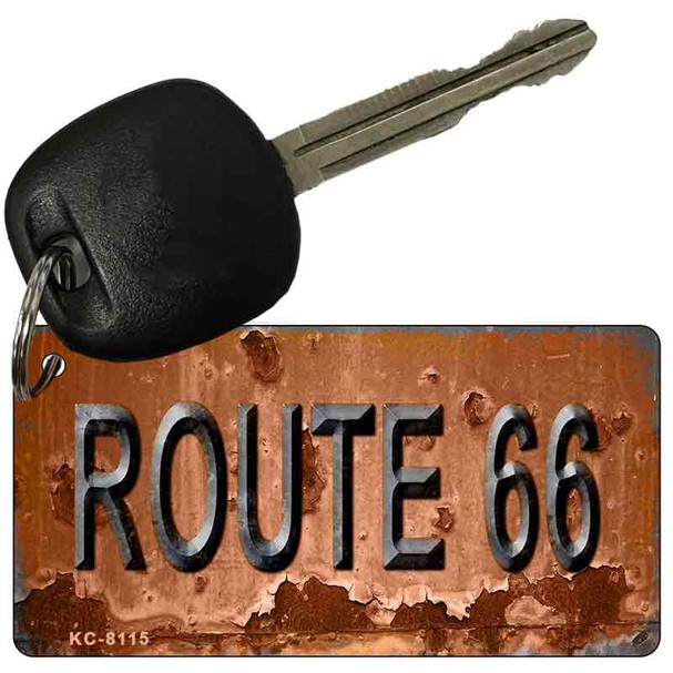 Route 66 Rusty Wholesale Novelty Metal Key Chain