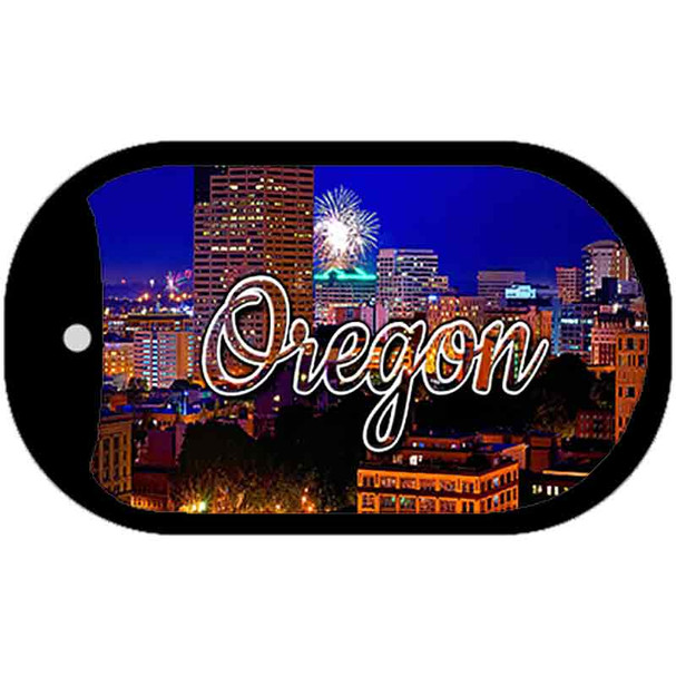 Oregon Firework City Lights Wholesale Novelty Metal Dog Tag Necklace