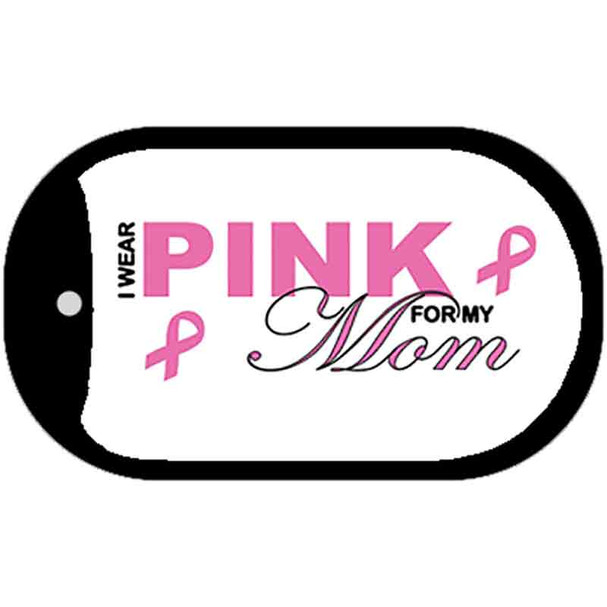 Pink For Mom Wholesale Novelty Metal Dog Tag Necklace