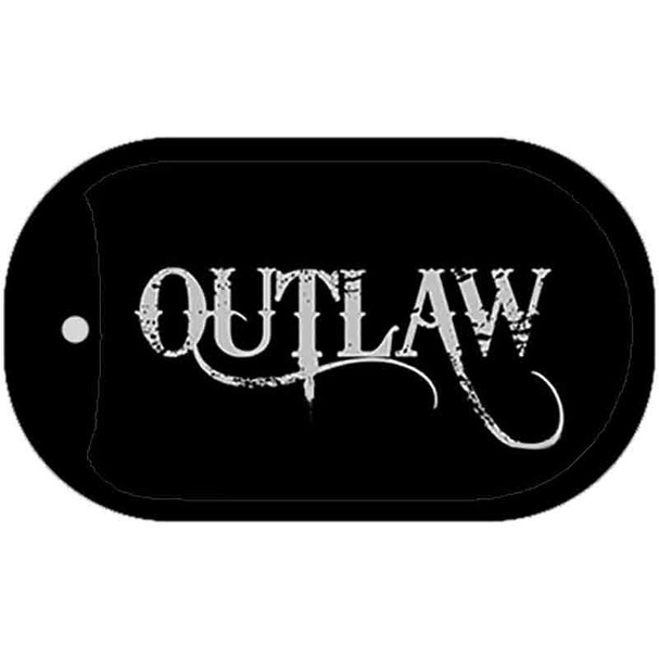 Outlaw Wholesale Novelty Metal Dog Tag Necklace