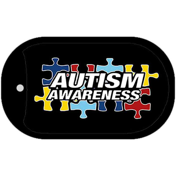 Autism Awareness Wholesale Novelty Metal Dog Tag Necklace