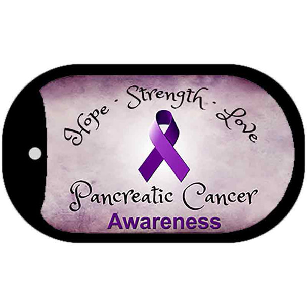 Pancreatic Cancer Wholesale Novelty Metal Dog Tag Necklace