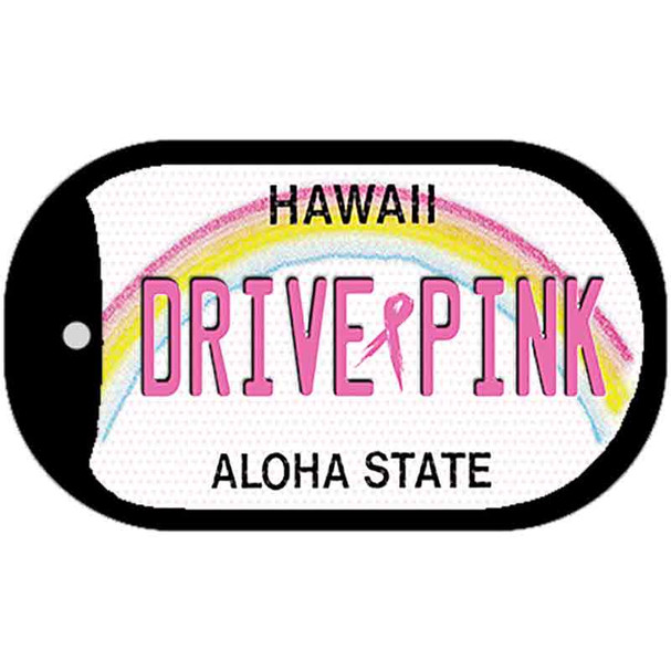 Drive Pink Hawaii Wholesale Novelty Metal Dog Tag Necklace