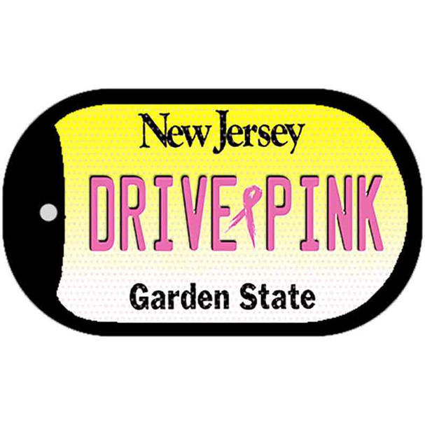 Drive Pink New Jersey Wholesale Novelty Metal Dog Tag Necklace