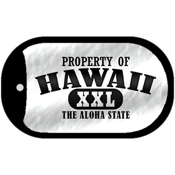 Property Of Hawaii Wholesale Novelty Metal Dog Tag Necklace