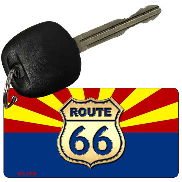 RT 66 Arizona Flag Wholesale Novelty Metal Key Chain