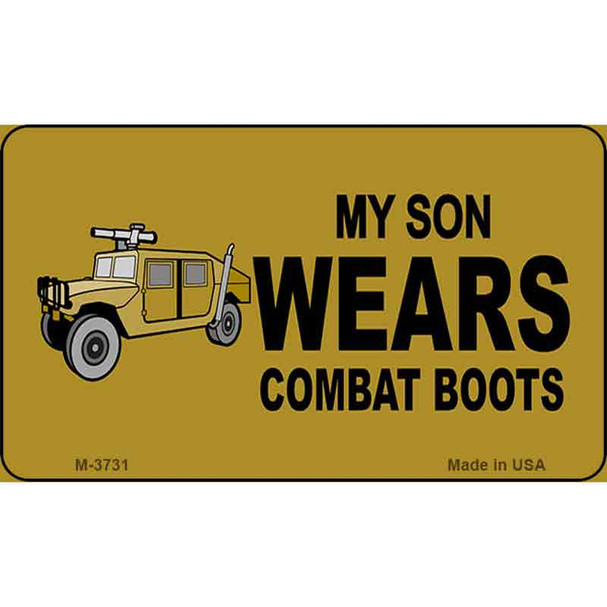 Son Wears Combat Boots Wholesale Novelty Metal Magnet