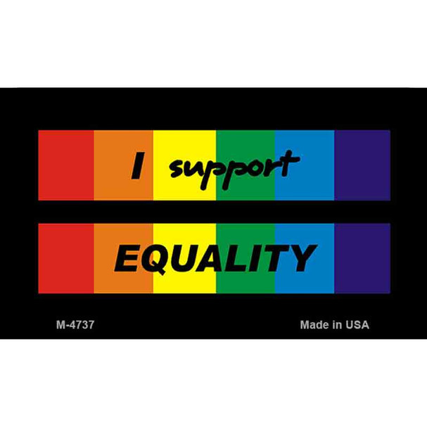 Equality Rainbow Wholesale Novelty Metal Magnet