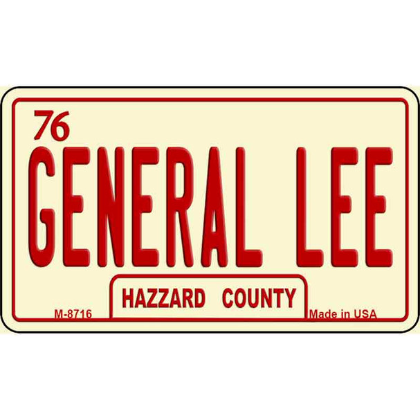 General Lee Wholesale Novelty Metal Magnet